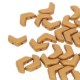 Chevron Duo 10 x 4 mm Bronze Gold Mat - 15 Pz