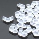Chevron Duo 10 x 4 mm Crystal Mat - 15 Pz