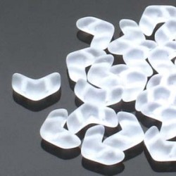 Chevron Duo 10 x 4 mm Crystal Mat - 15 Pz