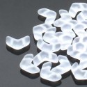 Chevron Duo 10 x 4 mm Crystal Mat - 15 Pz