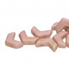 Chevron Duo 10 x 4 mm Opaque Red Luster - 15 Pz