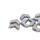 Chevron Duo 10 x 4 mm Opaque Lazure Blue - 15 Pz