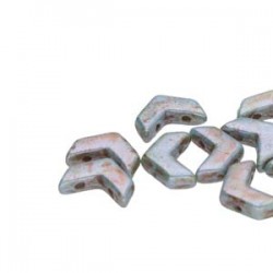 Chevron Duo 10 x 4 mm Opaque Lazure Blue - 15 Pz