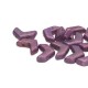 Chevron Duo 10 x 4 mm Opaque Lila Vega Luster - 15 Pz