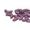 Chevron Duo 10 x 4 mm Opaque Lila Vega Luster - 15 Pz