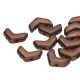 Chevron Duo 10 x 4 mm Dark Bronze - 15 Pz