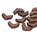 Chevron Duo 10 x 4 mm Dark Bronze - 15 Pz
