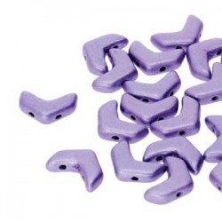 Chevron Duo 10 x 4 mm Metallic Mat Purple - 15 Pz