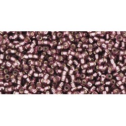 Rocailles Toho 15/0 Silver-Lined Medium Amethyst