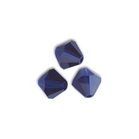 Bicono Swarovski 5328 6 mm Dark Indigo - 10 pz