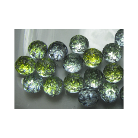 Baroque Cabochon 2 Fori 7 mm Backlit Uranium - 10 pz