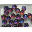Baroque Cabochon 2 Fori 7 mm Backlit Vapor - 10 pz