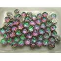 Baroque Cabochon 2 Fori 7 mm Backlit Spectrum - 10 pz