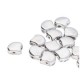 Ginkgo Leaf Bead 7,5 x 7,5 mm Silver - 5 g