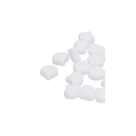 Ginkgo Leaf Bead 7,5 x 7,5 mm Matte Jet - 5 g