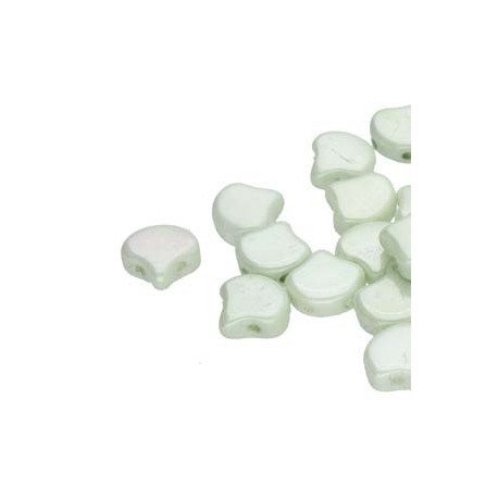 Ginkgo Leaf Bead 7,5 x 7,5 mm Crystal AB - 5 g