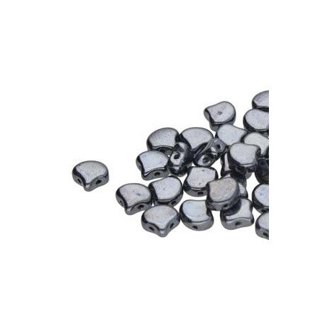 Ginkgo Leaf Bead 7,5 x 7,5 mm Matte Metallic Bronze Iris - 5 g