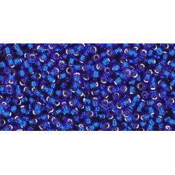 Rocailles Toho 15/0 Silver-Lined Cobalt