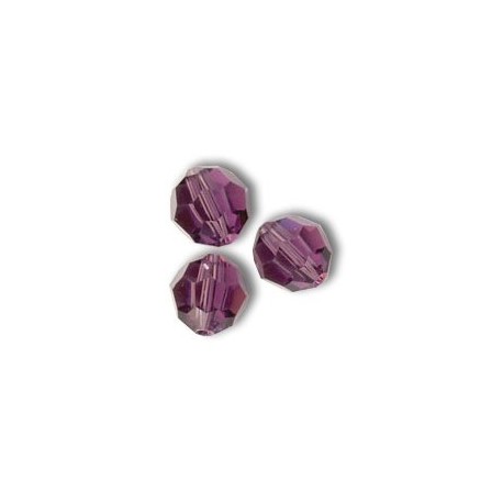 Tonda sfaccettata Swarovski 5000 8 mm Amethyst - 3 pz