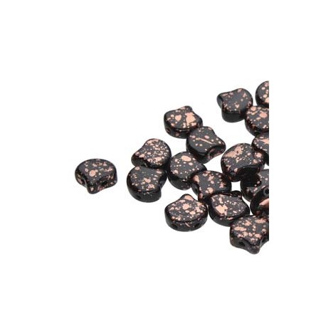 Ginkgo Leaf Bead 7,5 x 7,5 mm Matte Metallic Bronze Iris - 5 g