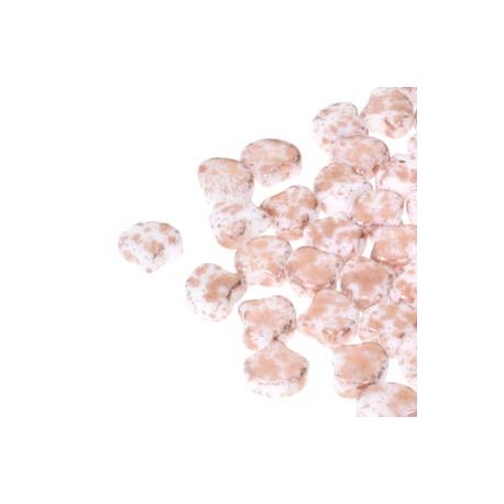 Ginkgo Leaf Bead 7,5 x 7,5 mm Matte Metallic Bronze Iris - 5 g