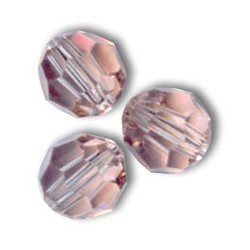 Tonda sfaccettata Swarovski 5000 6 mm Vintage Rose - 6 pz