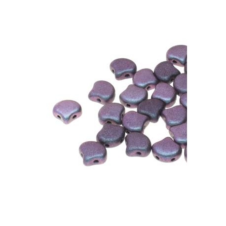 Ginkgo Leaf Bead 7,5 x 7,5 mm Matte Jet - 5 g