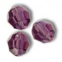 Tonda sfaccettata Swarovski 5000 6 mm Amethyst - 6 pz