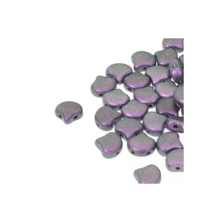 Ginkgo Leaf Bead 7,5 x 7,5 mm Matte Jet - 5 g