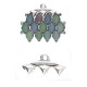 Cymbal Vani III Terminale per Gemduo Color Argento Anticato - 2 pz