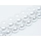 Perle Cerate in Vetro 12 mm White - 10 Pz