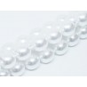 Perle Cerate in Vetro 12 mm White - 10 Pz