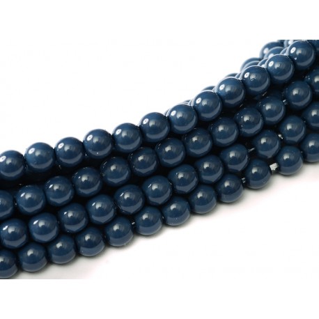 Perle Cerate in Vetro 10 mm Baltic Blue - 15 Pz