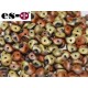 Es-O Beads 5 mm Jet California Gold Rush Matted - 5 g