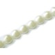 Tipp Beads 8 mm Pastel White - 10 pz