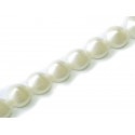 Tipp Beads 8 mm Pastel White - 10 pz