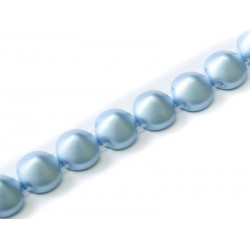 Tipp Beads 8 mm Pastel Light Sapphire - 10 pz