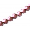 Tipp Beads 8 mm Pastel Burgundy - 10 pz
