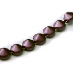 Tipp Beads 8 mm Pastel Bordeaux - 10 pcs