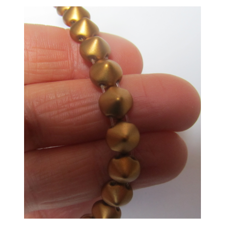 Tipp Beads 8 mm Metallic Brass - 10 pz