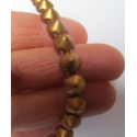 Tipp Beads 8 mm Metallic Brass - 10 pz