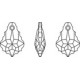Baroque Swarovski 6090 22x15 mm Crystal - 1 pz