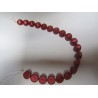 Tipp Beads 8 mm Metallic Red - 10 pz