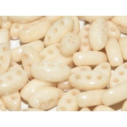 Cali Beads 3 x 8 mm Opaque Champagne Luster - 20 Pz