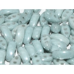 Cali Beads 3 x 8 mm Opaque Seafoam Green Luster - 20 Pz