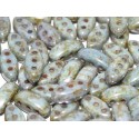 Cali Beads 3 x 8 mm Opaque Blue Luster - 20 Pz