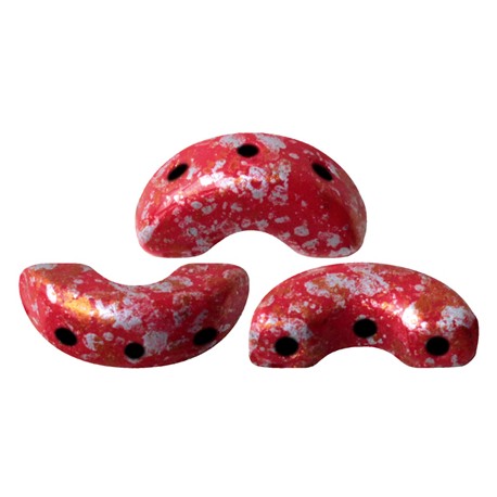 Arcos® par Puca® 5x10 mm Opaque Coral Red Tweedy - 10 g