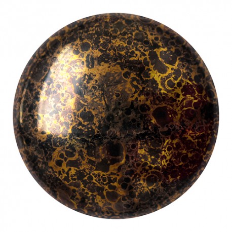 Cabochon par Puca® 18 mm Mordore Opaque Amethyst Bronze - 1 pz
