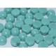 Cabochon Doppio Foro 6 mm Opaque Dark Jade Shimmer - 10 pz