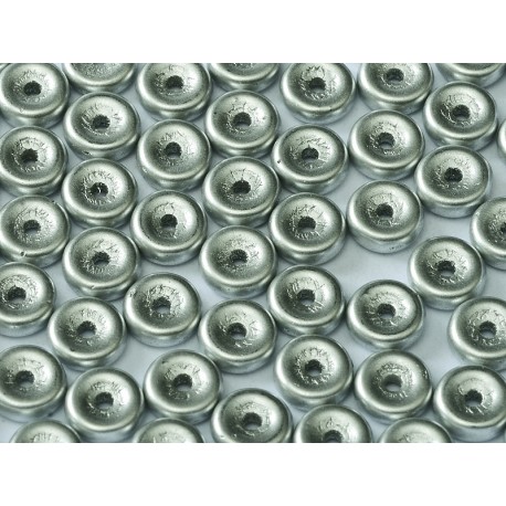 Wheel Beads 6 mm Aluminium Silver - 5 g